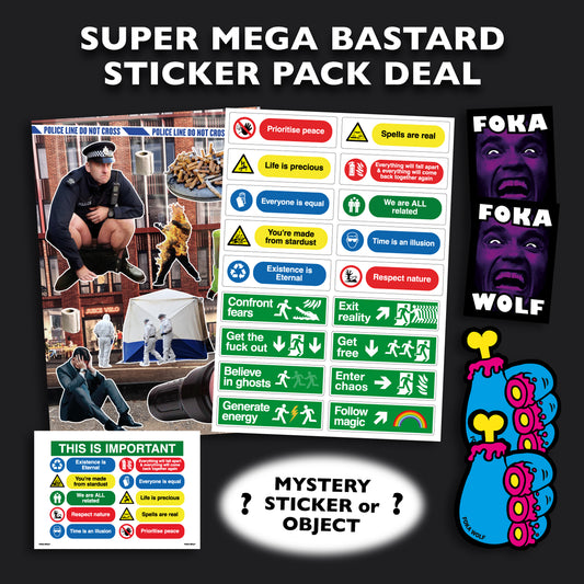 Super Mega Bastard Sticker Pack Deal